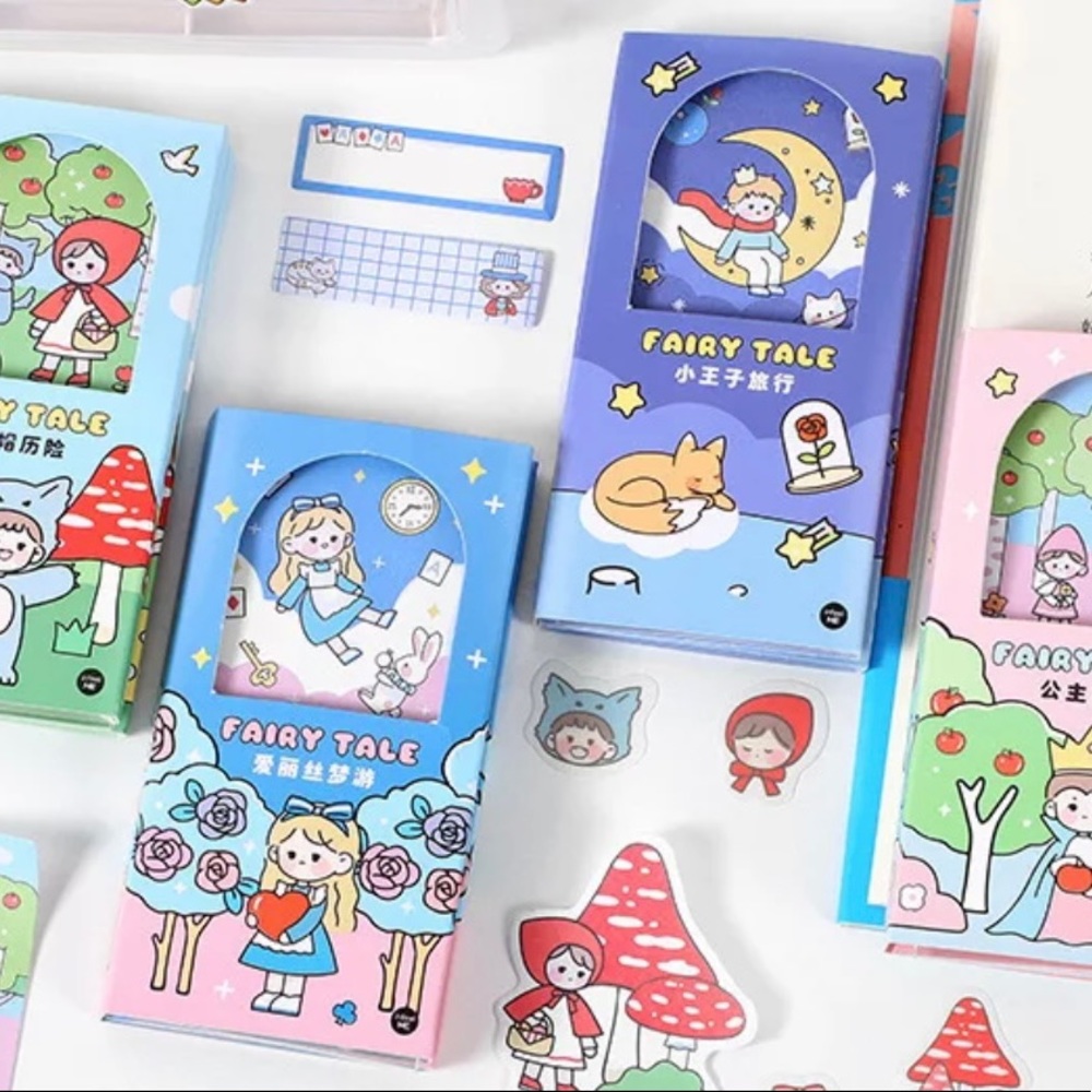 $3 Stickers and notepad set one at random $3 if bundled